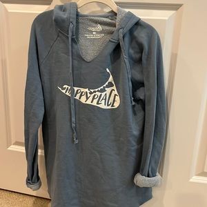 Happy place hoodie Nantucket brand